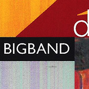 Konzert-Plakat für die Bigband up2date